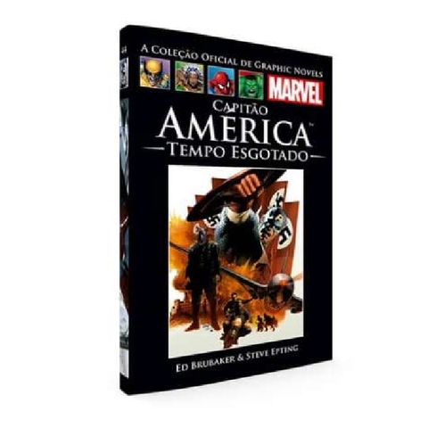 Graphic Novel Mavel Capitão América Tempo Esgotado Salvat 44