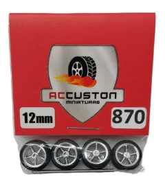 Rodas P/ Customização Ac Custon 870 - 12mm Perfil Baixo 1/64 na internet