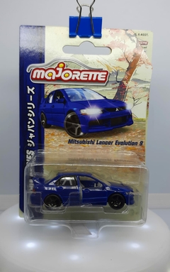 Miniatura Mitusbishi Lancer Evolution 9 Majorette Abre porta - Hobby Motor