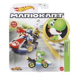 Hot Wheels Premium Mario Kart Standard Yoshi Esc. 1/64 7 cms - Hobby Motor