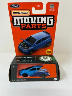 Matchbox Ford Focus RS 2018 Moving Parts Abre Capô 7cms 2024 - Hobby Motor