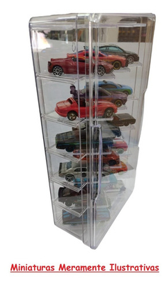 Caixa Com Divisórias Para 18 Miniaturas 1:64 Kit com 02 unid - Hobby Motor