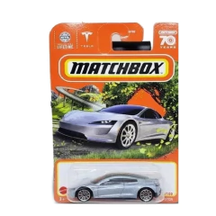 Miniatura Matchbox Tesla Roadster Eletrico 91/100 70 Anos