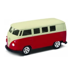 Miniatura Volkswagen Kombi 1963 Welly California Minis 1/64