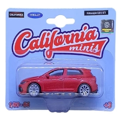 Miniatura Volkswagen Golf GTI 8 Califórnia Minis Welly 7 cms - comprar online