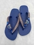 Chinelo Havaianas Cabedal de Pedras Borboleta