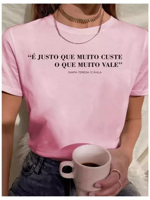Camiseta Frase Santa Teresa D'Ávila
