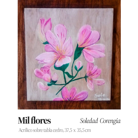 "MIL FLORES" , valor: $ 340.000 . Reserva 40% del valor total: