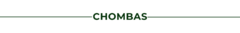 Banner de la categoría Chombas