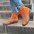 BOTIN FRANCIA CAMEL PRINT