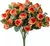 Rosa de Seda Artificial Para Decoração com Folhas de Eucalipto, Buquê de Rosas Para Mesa de Casamento, Mesas de Festas e Decoraçõs em Casas. na internet