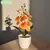 Linda Orquídea Phalaenopsis Borboleta Artificial, Perfeita Para Decorar Mesas e Ambientes