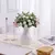 Rosa de Seda Artificial Para Decoração com Folhas de Eucalipto, Buquê de Rosas Para Mesa de Casamento, Mesas de Festas e Decoraçõs em Casas. - comprar online