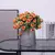 Imagem do Rosa de Seda Artificial Para Decoração com Folhas de Eucalipto, Buquê de Rosas Para Mesa de Casamento, Mesas de Festas e Decoraçõs em Casas.