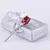 Mini Flor Rosa de Cristal Para Presentear