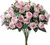 Rosa de Seda Artificial Para Decoração com Folhas de Eucalipto, Buquê de Rosas Para Mesa de Casamento, Mesas de Festas e Decoraçõs em Casas. - comprar online