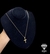 Cordão Veneziano 1mm + Pingente Cruz - comprar online