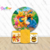 Kit Painel + 3 Capas de Cilindros Ursinho Pooh - comprar online