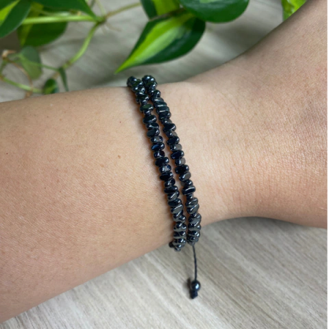 Pulseira Hematita Grão