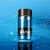 Frasco de perfume Musk Marine 150ml da Avon sobre uma superfície aquática azul.