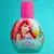 Frasco da colônia Disney Princess Ariel 70ml, com imagem da princesa Ariel e seu amigo peixe.
