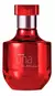 Frasco de perfume Natura Una Instinct 75ml, com design elegante em tons de vermelho.
