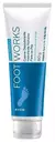 Creme Desodorante para os Pés Foot Works 80g da Avon, apresentado em tubo plástico azul com letras brancas.