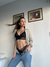 Conjunto bralette top y colaless en tul y puntilla - comprar online