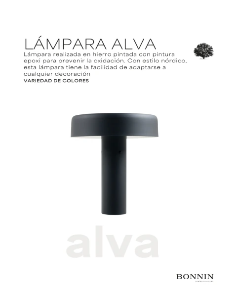 Lámpara de mesa Alva