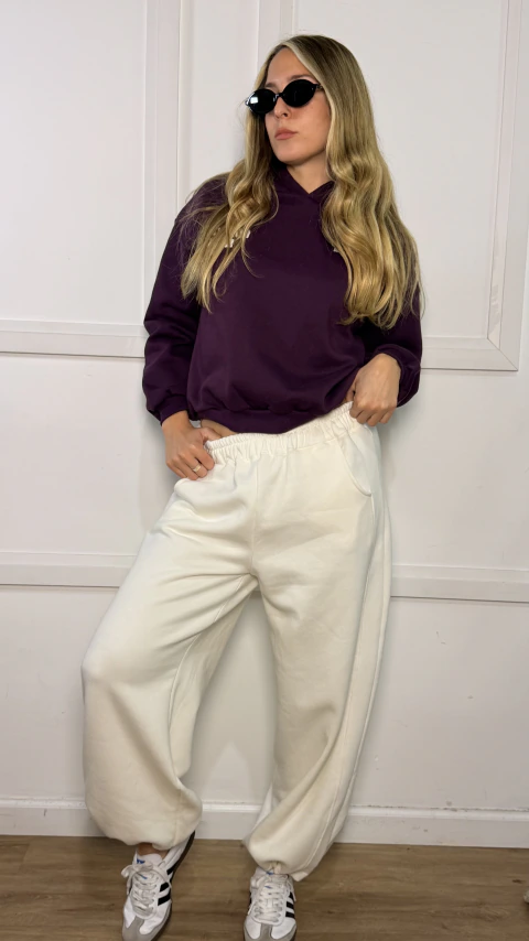Jogger Baggy White