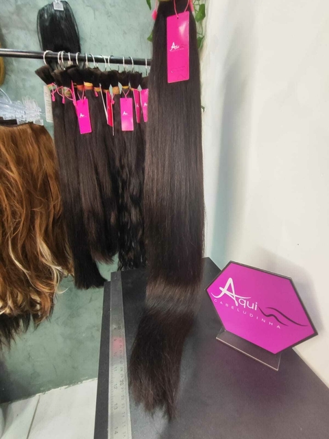 Cabelo Indiano Liso Classe A 75cm (100g) - comprar online