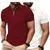 Camisetas Polo ziper Masculina Manga Curta Malha Canelada na internet