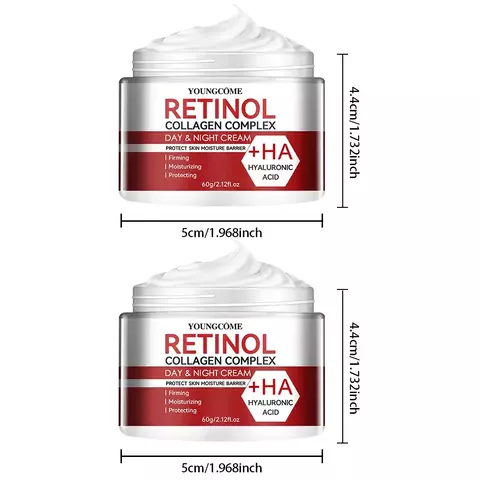 Retinol colágeno cuidados faciais creme hidratante hidratação profunda adequa