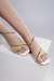 Rasteira Rose - Branca/Dourada - comprar online