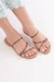 Rasteira Grazi - Chumbo - comprar online