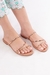 Rasteira Grazi - Rosé Gold - comprar online