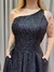 Imagem do Vestido longo nula manga com costa aberta - Preto