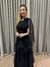 Vestido de festa longo nula manga, com saia em camadas - Preto - Muzza | Vestidos de Festa para Madrinhas, Formandas e Convidadas