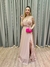 Vestido de festa longo alça, drapeado no busto, saia fluida e fenda - Rose - Muzza | Vestidos de Festa para Madrinhas, Formandas e Convidadas