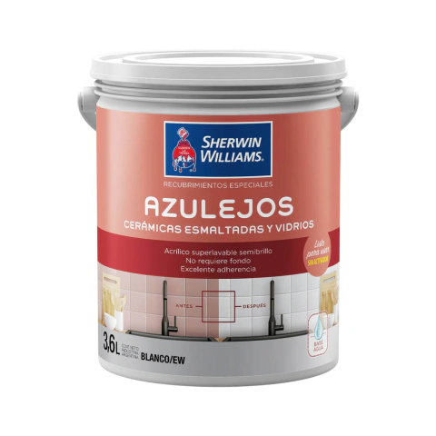 Recubrimiento Especial Azulejos BLANCO 900ml - SHERWIN WILLIAMS