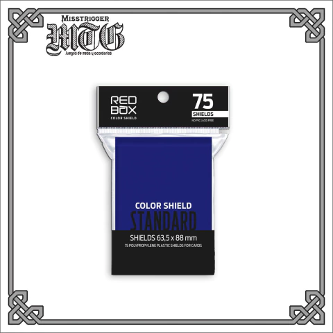Red Box Protector Color Shield (63.5 x 88) x75 Azul - comprar online