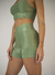 Conjunto Glow Matcha Shorts + Top