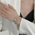 Brazalete plateado