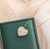 Collar corazón brillante