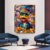 Quadro Personagem De Desenho Animado Cercado - Decor business