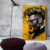Imagem do Quadro Barbearia Modelo Black Yellow