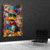 Quadro Personagem De Desenho Animado Cercado - Decor business