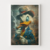 Imagem do Quadro Estilo De Pato Usando Chapéu E Fumando