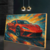 Quadro Revenda Carro Esportivo Estillo Pintura - comprar online