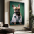 Quadro Pug Veterinário - Decor business